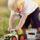 Outside play benefits toddler development