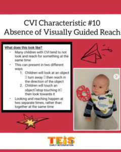 Cortical Visual Impairment services from Instagram